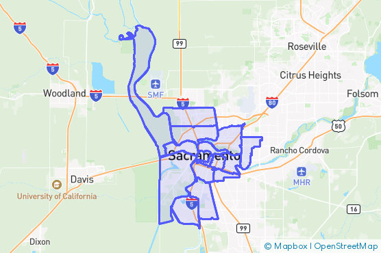 Service Area Map