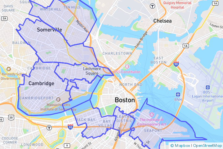 Service Area Map