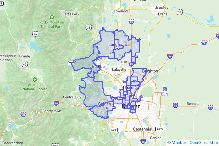 Service Area Map