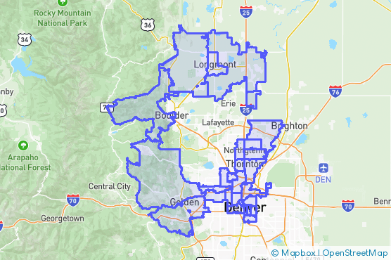 Service Area Map