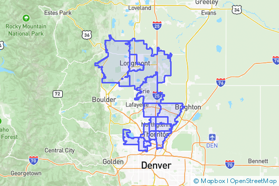 Service Area Map