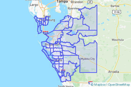 Service Area Map