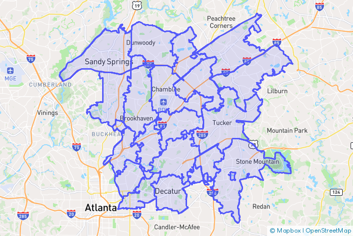 Service Area Map