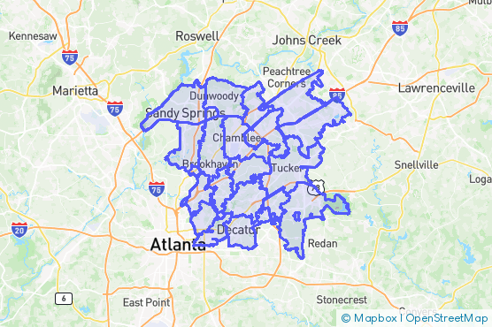 Service Area Map