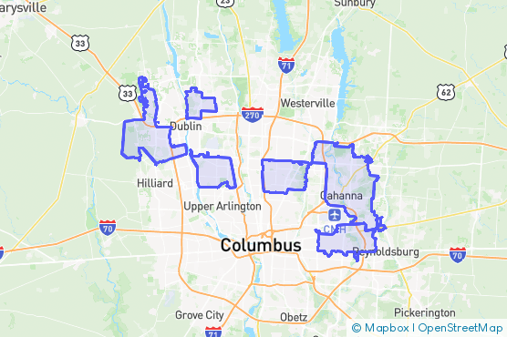 Service Area Map