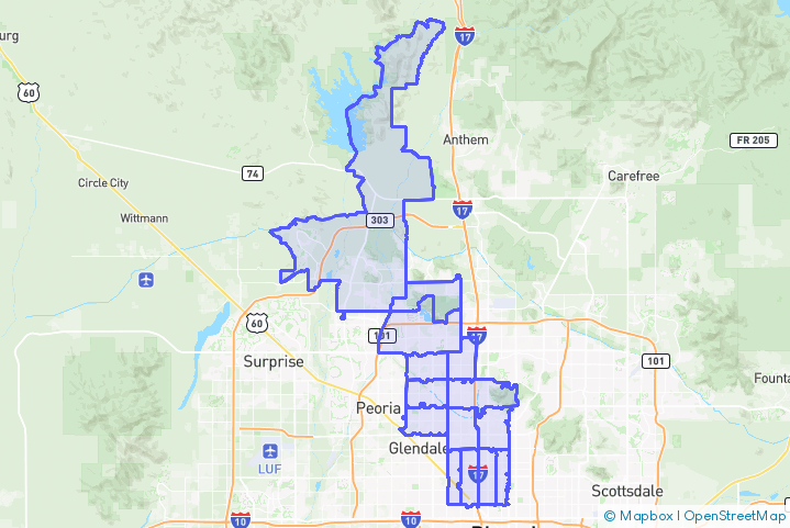 Service Area Map