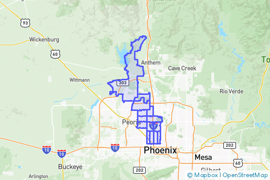 Service Area Map