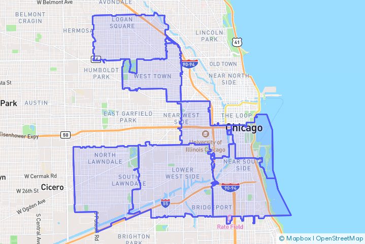 Service Area Map