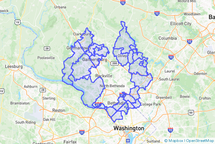 Service Area Map