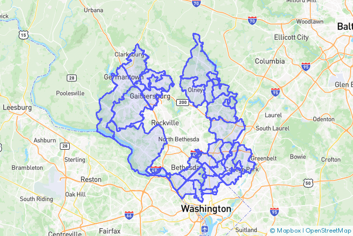 Service Area Map