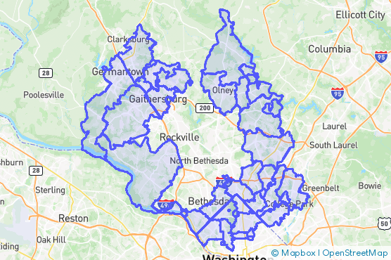 Service Area Map