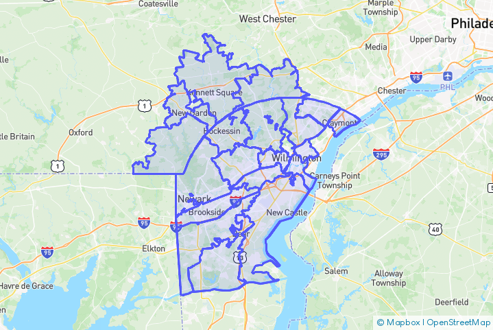 Service Area Map