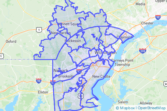 Service Area Map