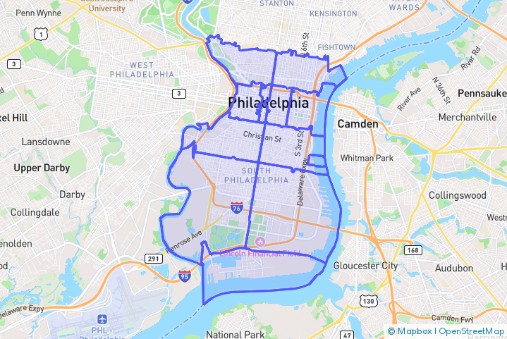 Service Area Map