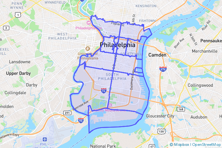 Service Area Map