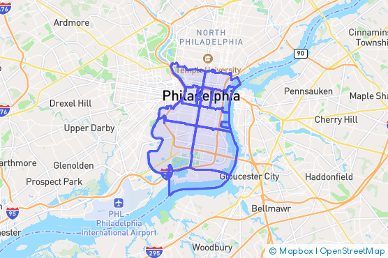 Service Area Map