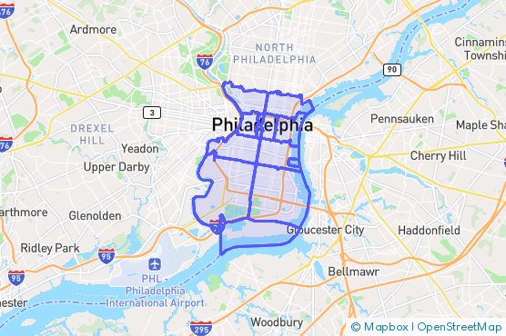 Service Area Map