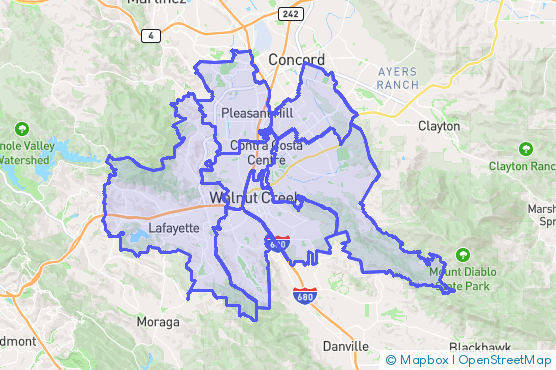 Service Area Map