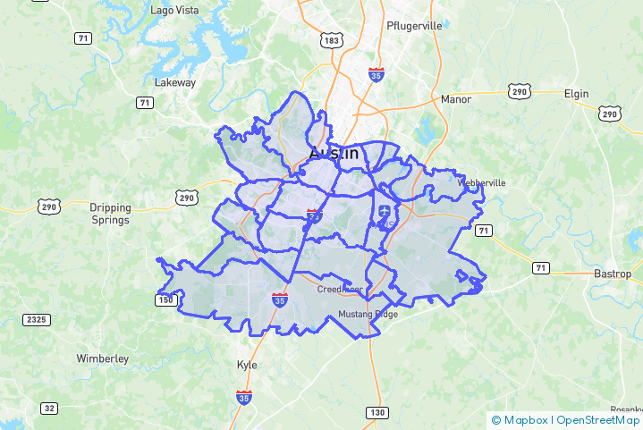 Service Area Map