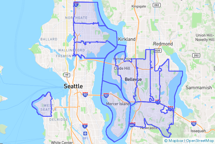 Service Area Map
