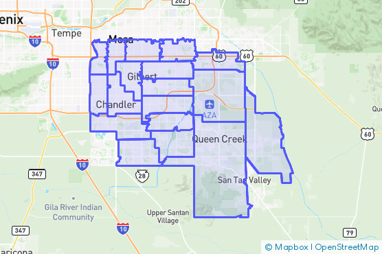 Service Area Map