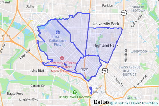 Service Area Map