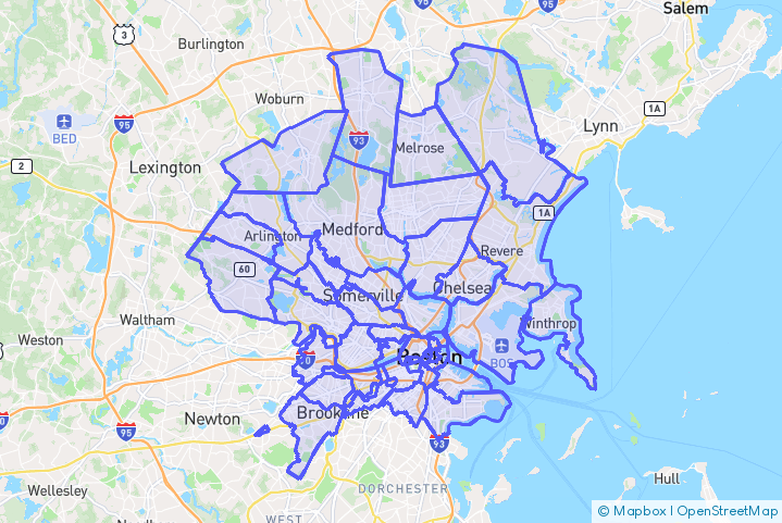 Service Area Map