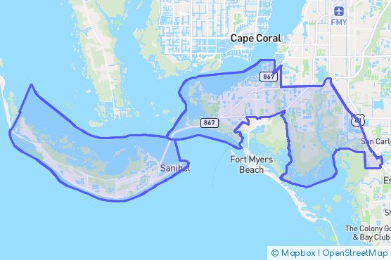 Service Area Map
