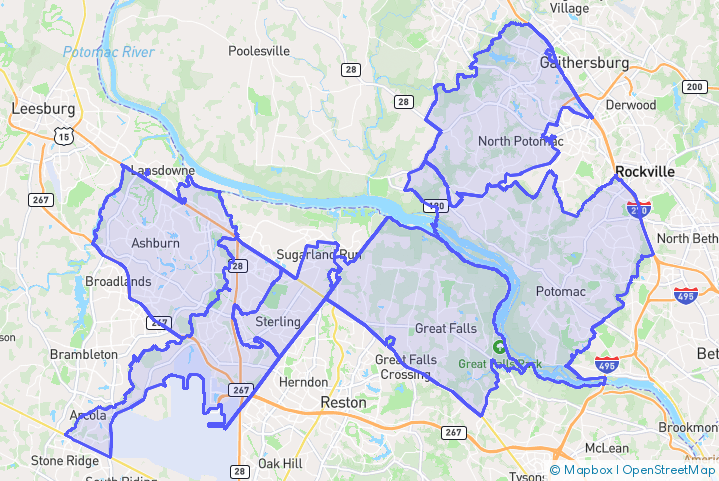 Service Area Map