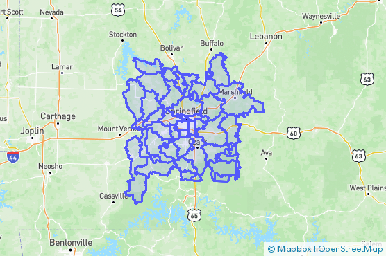Service Area Map