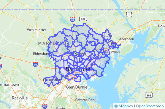 Service Area Map