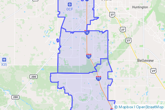 Service Area Map