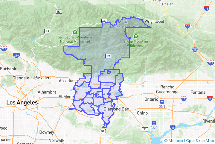 Service Area Map