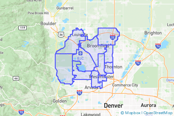 Service Area Map