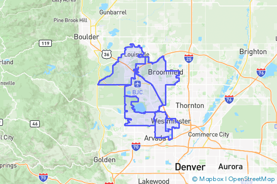 Service Area Map
