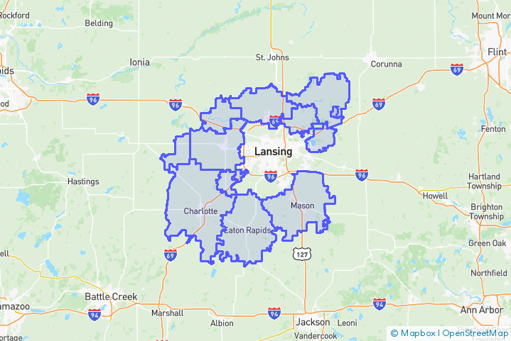 Service Area Map