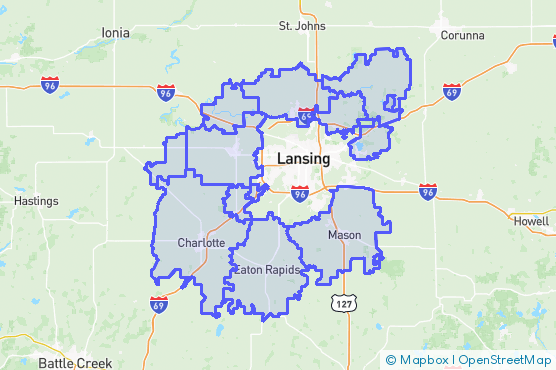 Service Area Map