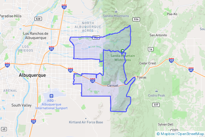 Service Area Map