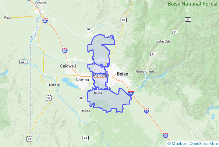 Service Area Map