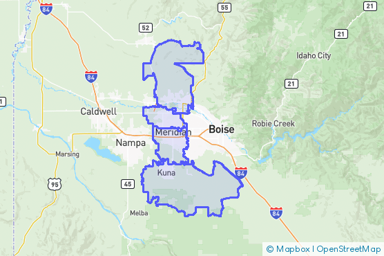 Service Area Map