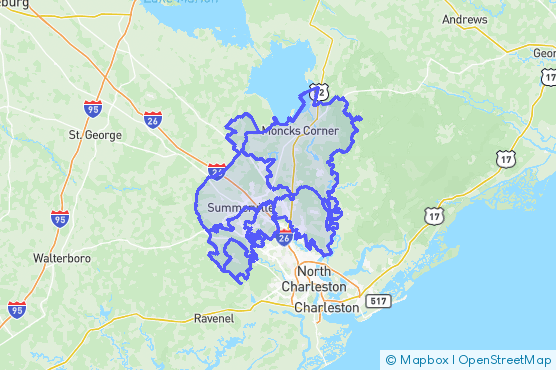 Service Area Map