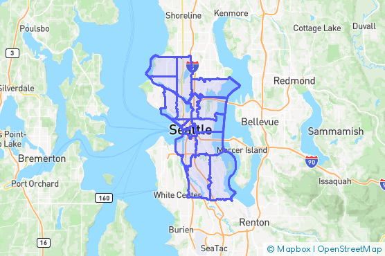 Service Area Map