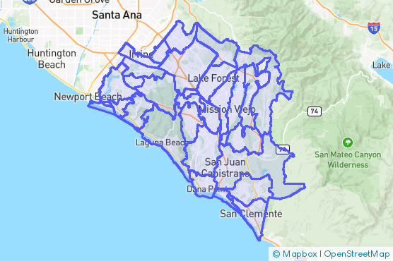 Service Area Map