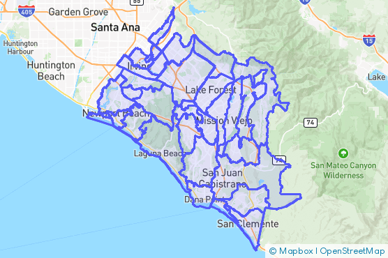 Service Area Map