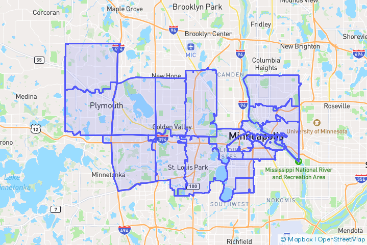Service Area Map