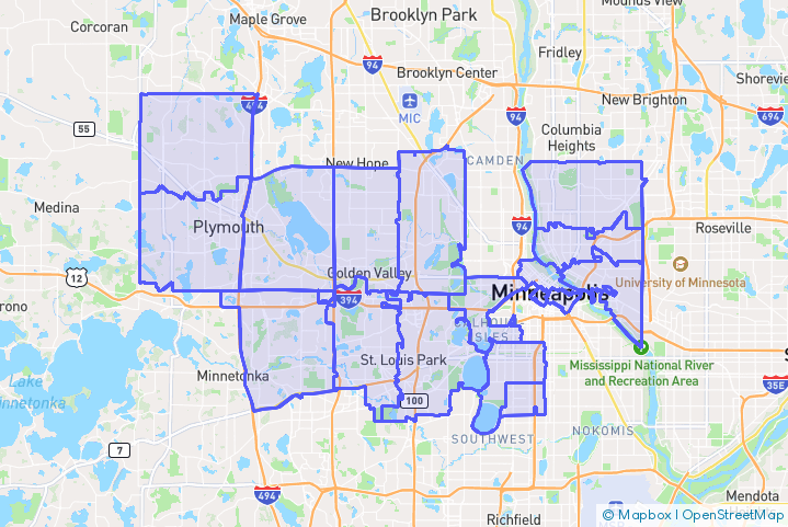 Service Area Map