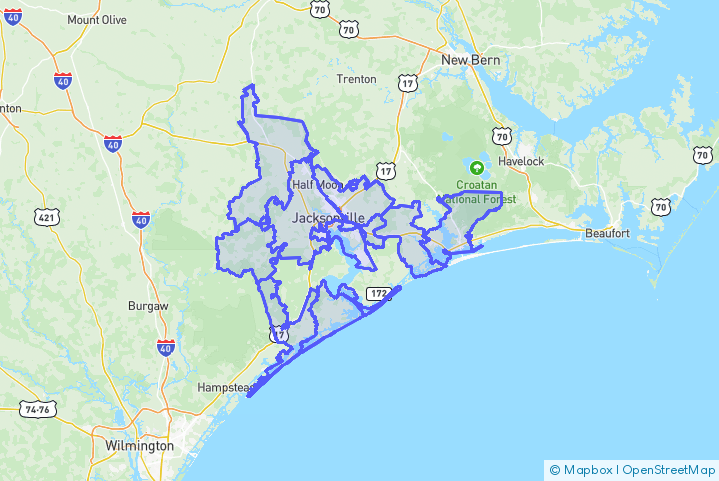 Service Area Map