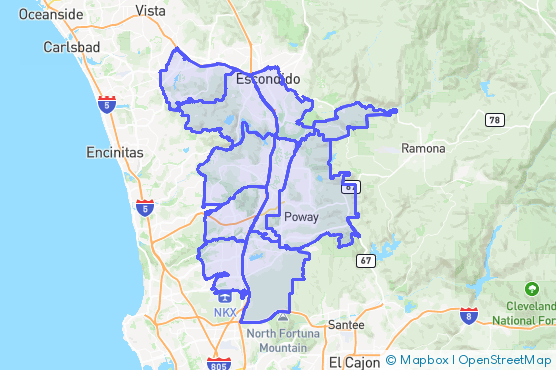 Service Area Map