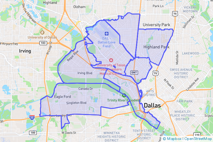 Service Area Map