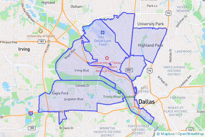 Service Area Map